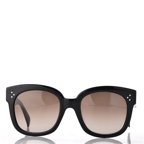 celine cl 41805/s|CELINE New Audrey Sunglasses CL 41805/S Black.